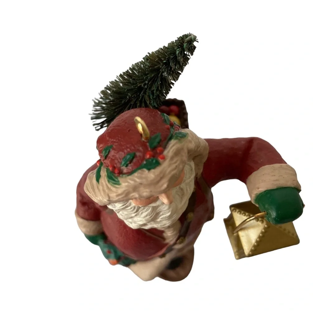 Hallmark‎ 1994 Christmas Ornament Merry Olde Santa Lantern Snowshoes (No Box)